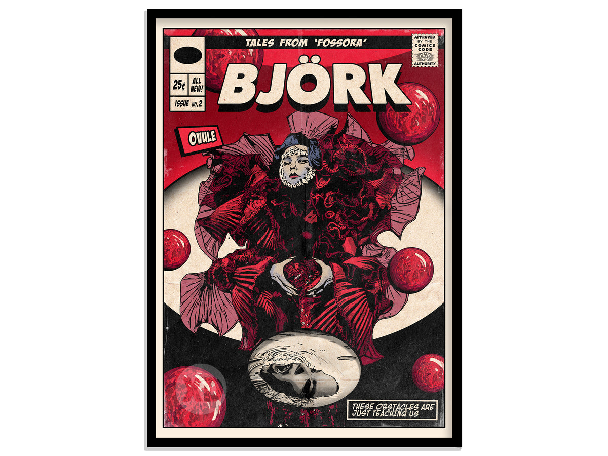 Björk Print - Ovule Comic Cover Art