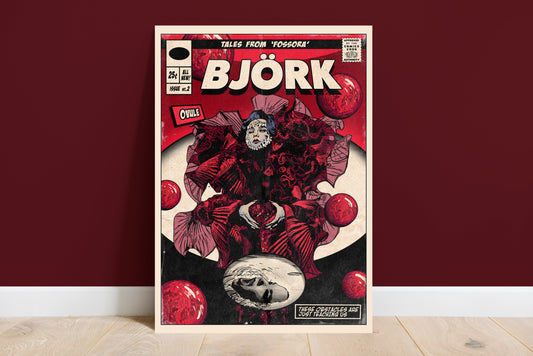 Björk Print - Ovule Comic Cover Art