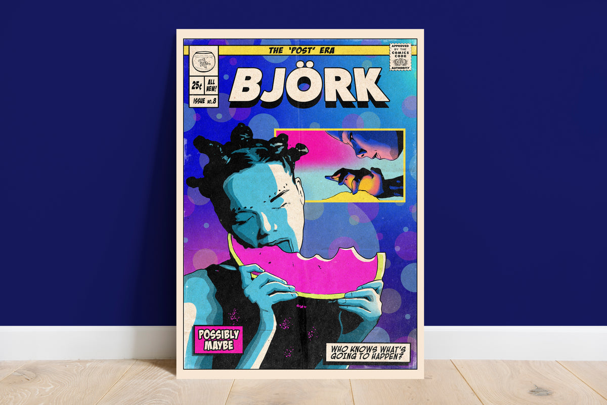 Björk Print - Possibly Maybe Comic Cover Art