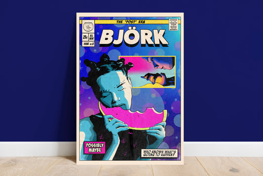 Björk Print - Possibly Maybe Comic Cover Art