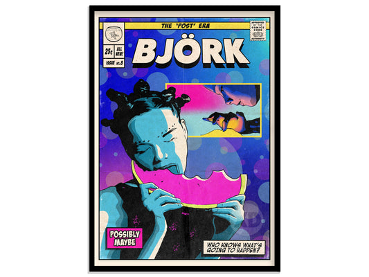 Björk Print - Possibly Maybe Comic Cover Art