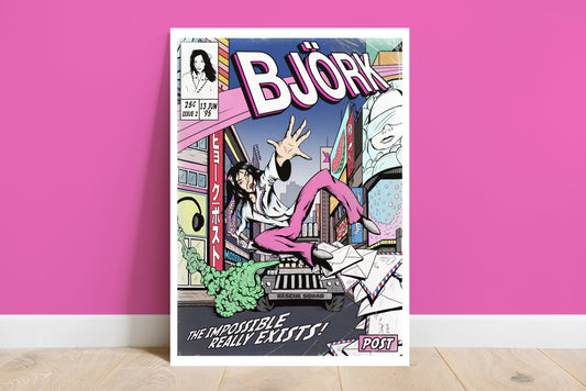 Björk Print - Post Comic Cover Art