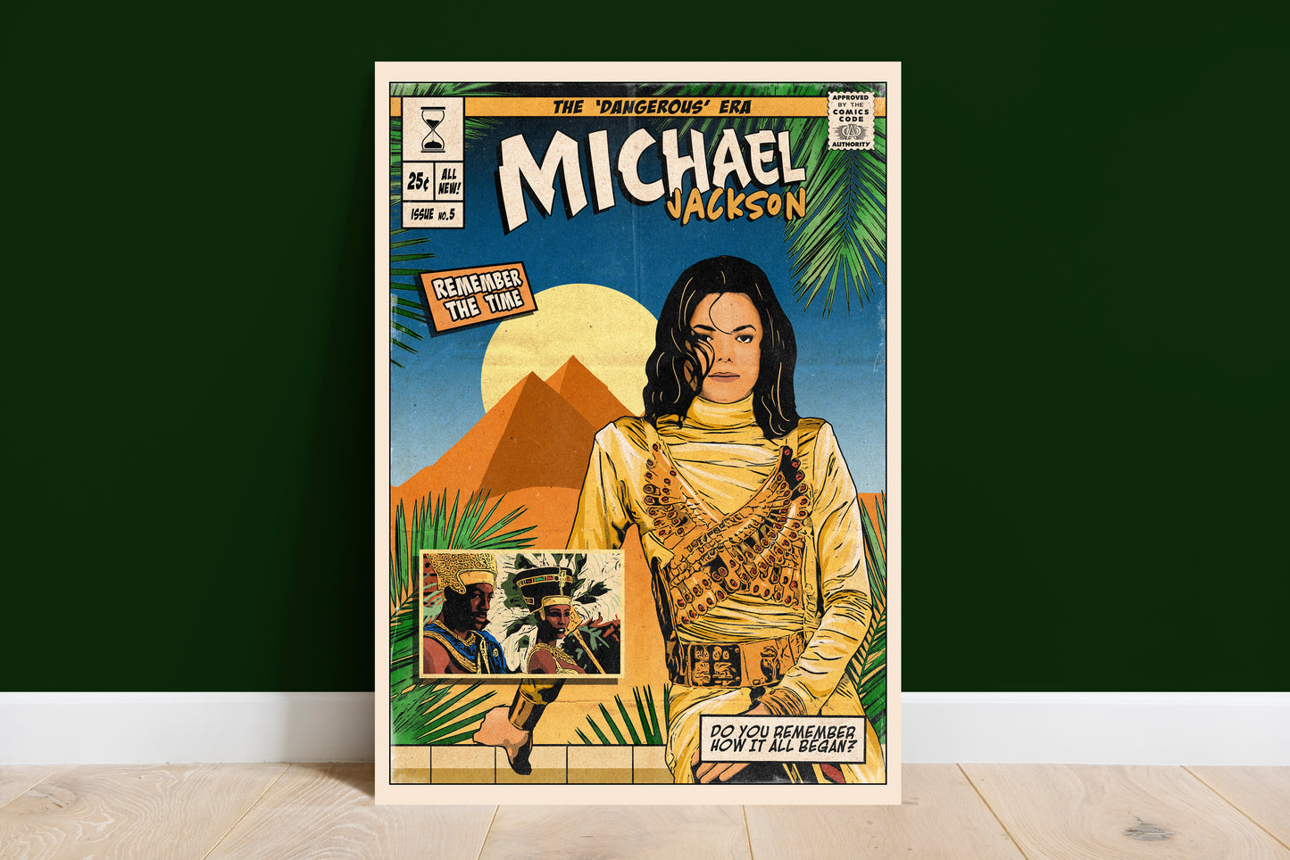 Michael Jackson Singles Collection - 8 Comic Cover Art Prints