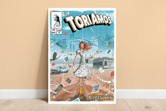 Tori Amos Print - Scarlet's Walk Comic Cover Art