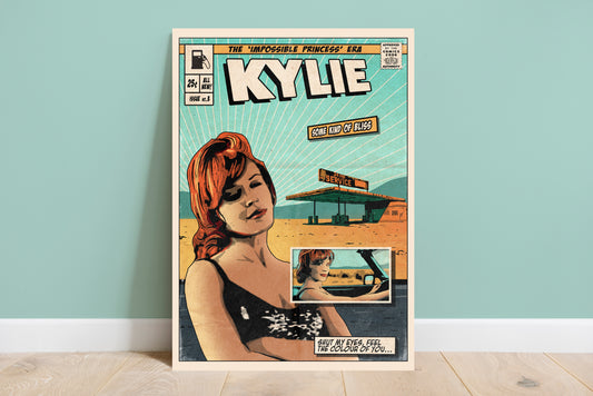 Kylie Minogue Print - Some Kind Of Bliss Comic Cover Art