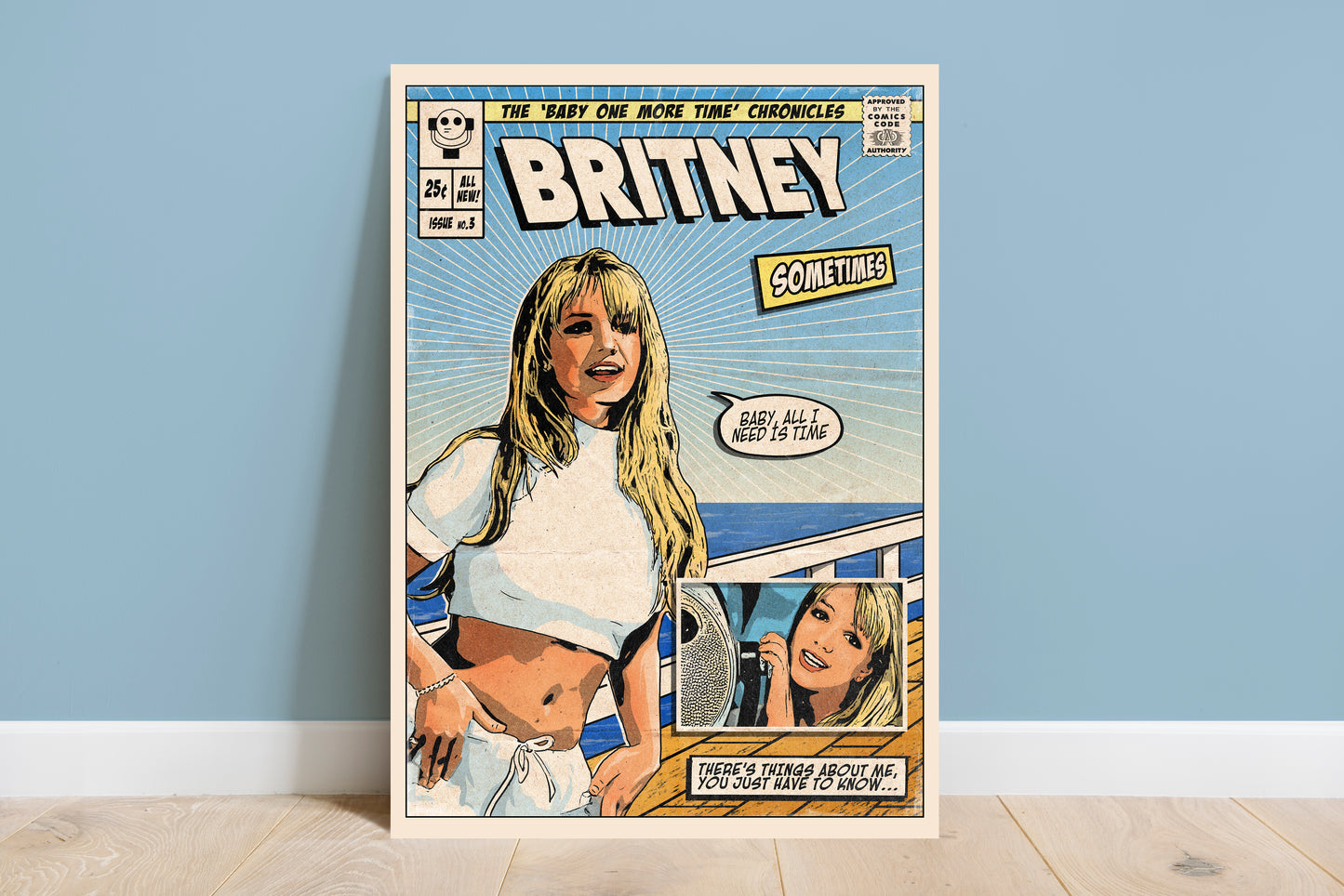 Britney Spears Singles Collection - 15 Comic Cover Art Prints
