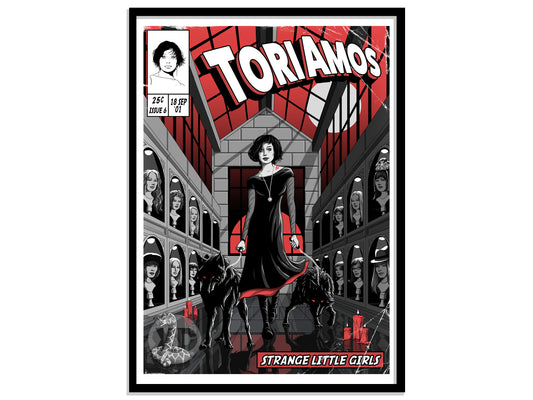 Tori Amos Print - Strange Little Girls Comic Cover Art