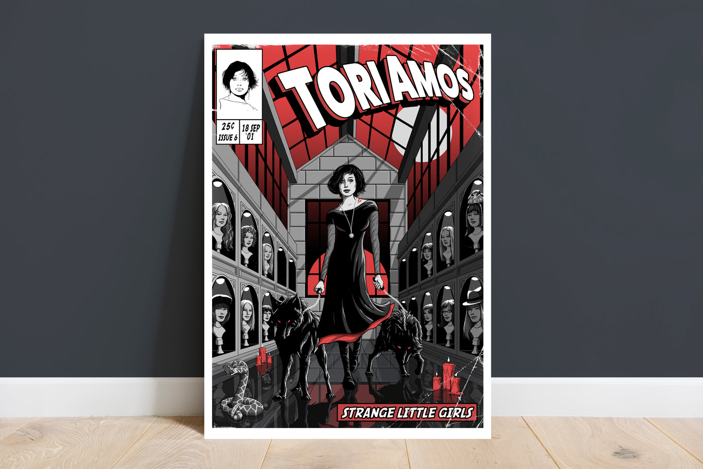 Tori Amos Print - Strange Little Girls Comic Cover Art
