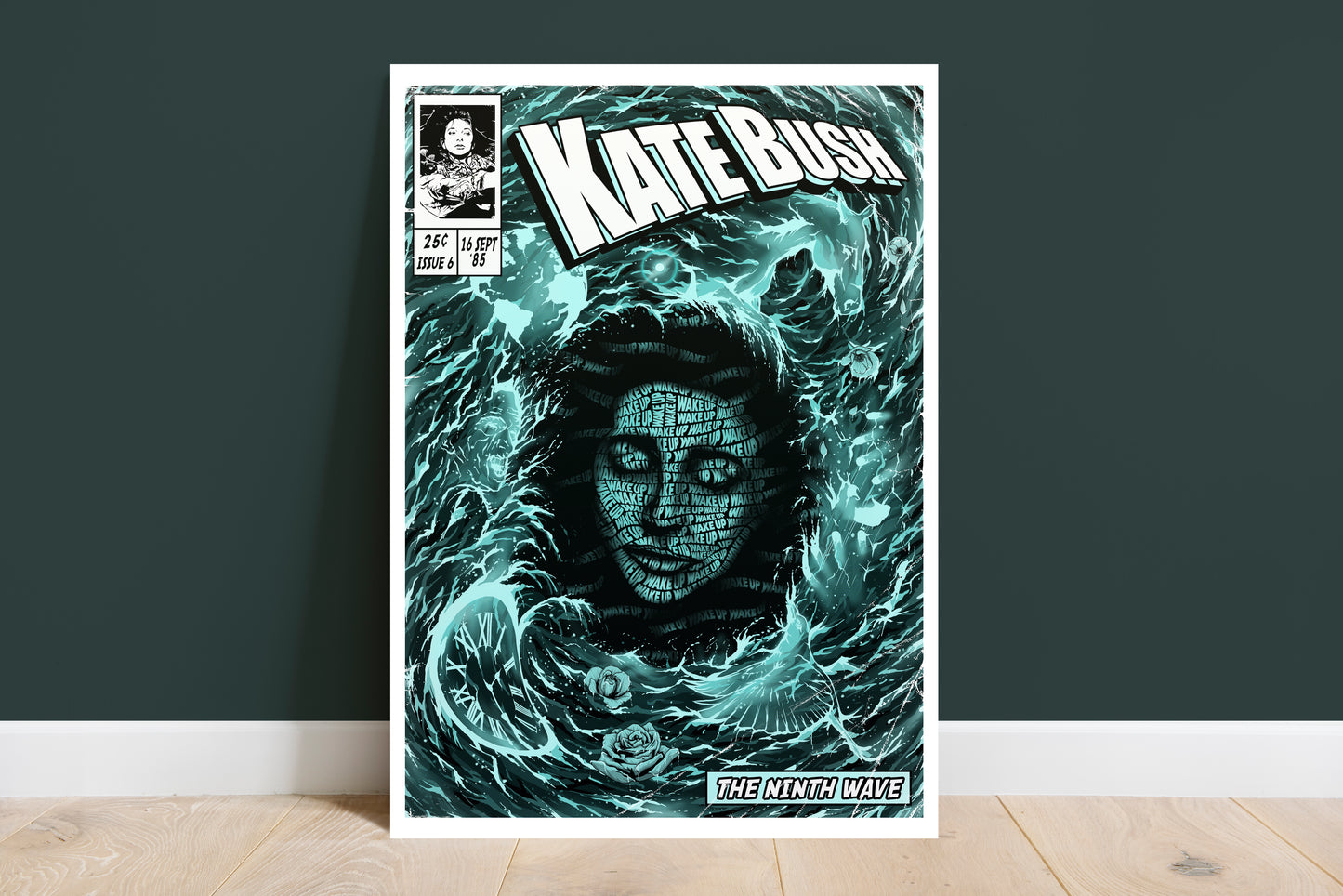 Kate Bush Print - The Ninth Wave Comic Cover Art