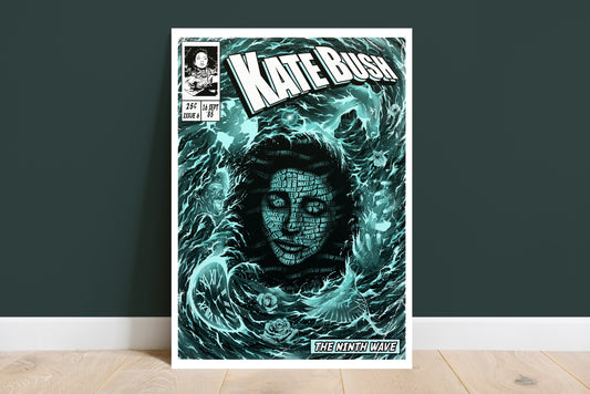 Kate Bush Print - The Ninth Wave Comic Cover Art