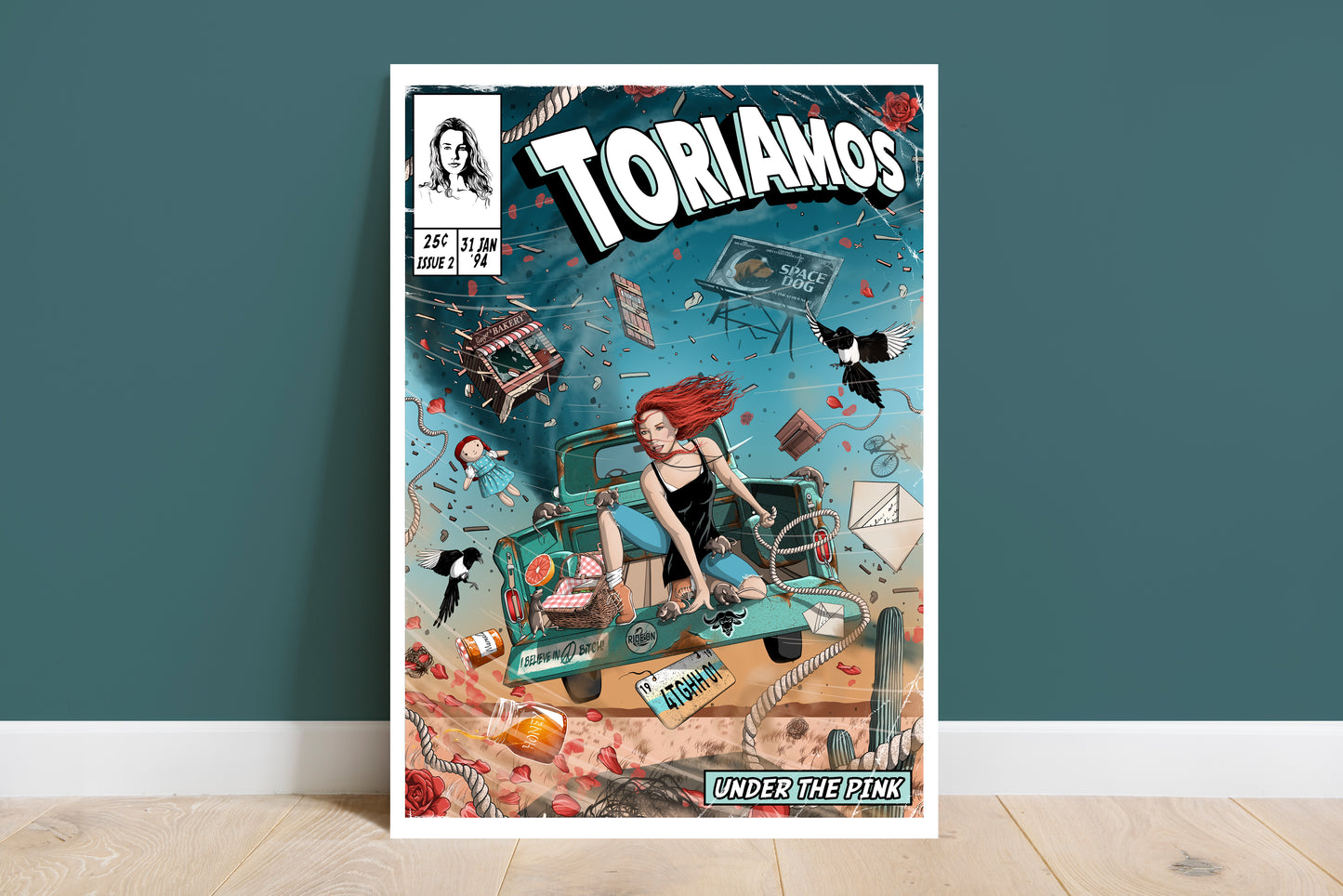 Tori Amos Print - Under The Pink Comic Cover Art