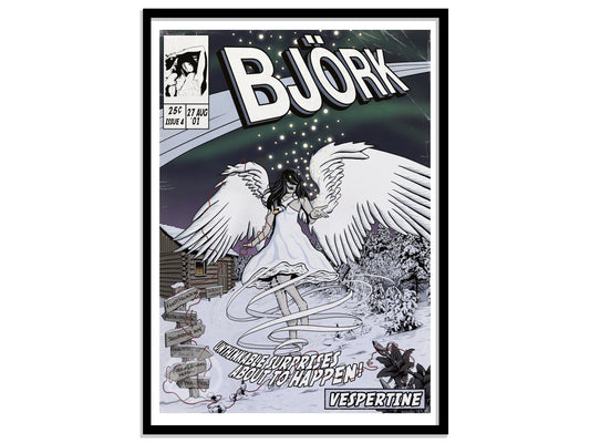 Björk Print - Vespertine Comic Cover Art