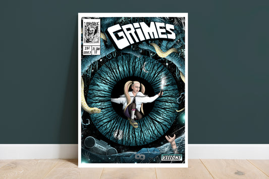Grimes Print - Visions Comic Cover Art