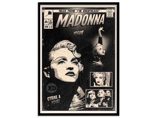 Madonna Print - Vogue Comic Cover Art