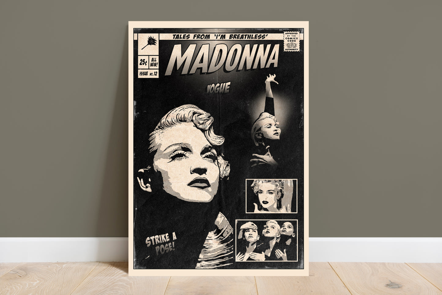 Madonna Print - Vogue Comic Cover Art