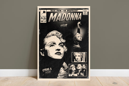 Madonna Print - Vogue Comic Cover Art