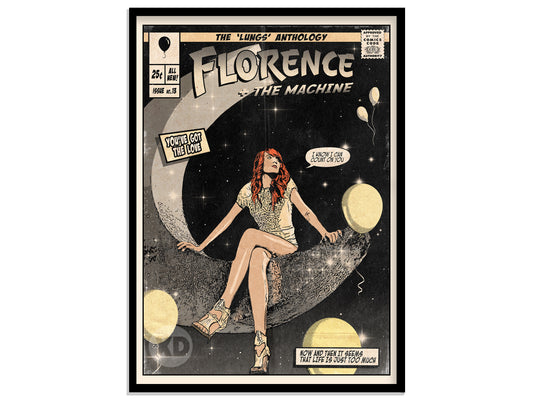 Florence + The Machine Print - You've Got The Love Comic Cover Art