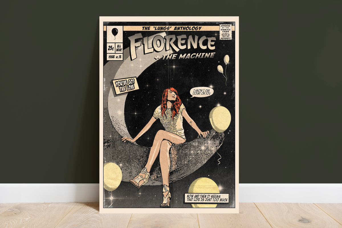 Florence + The Machine Print - You've Got The Love Comic Cover Art