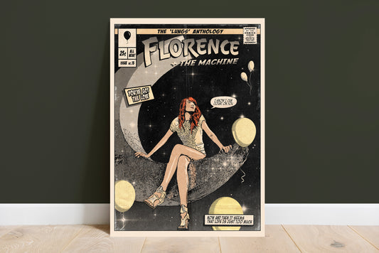 Florence + The Machine Print - You've Got The Love Comic Cover Art