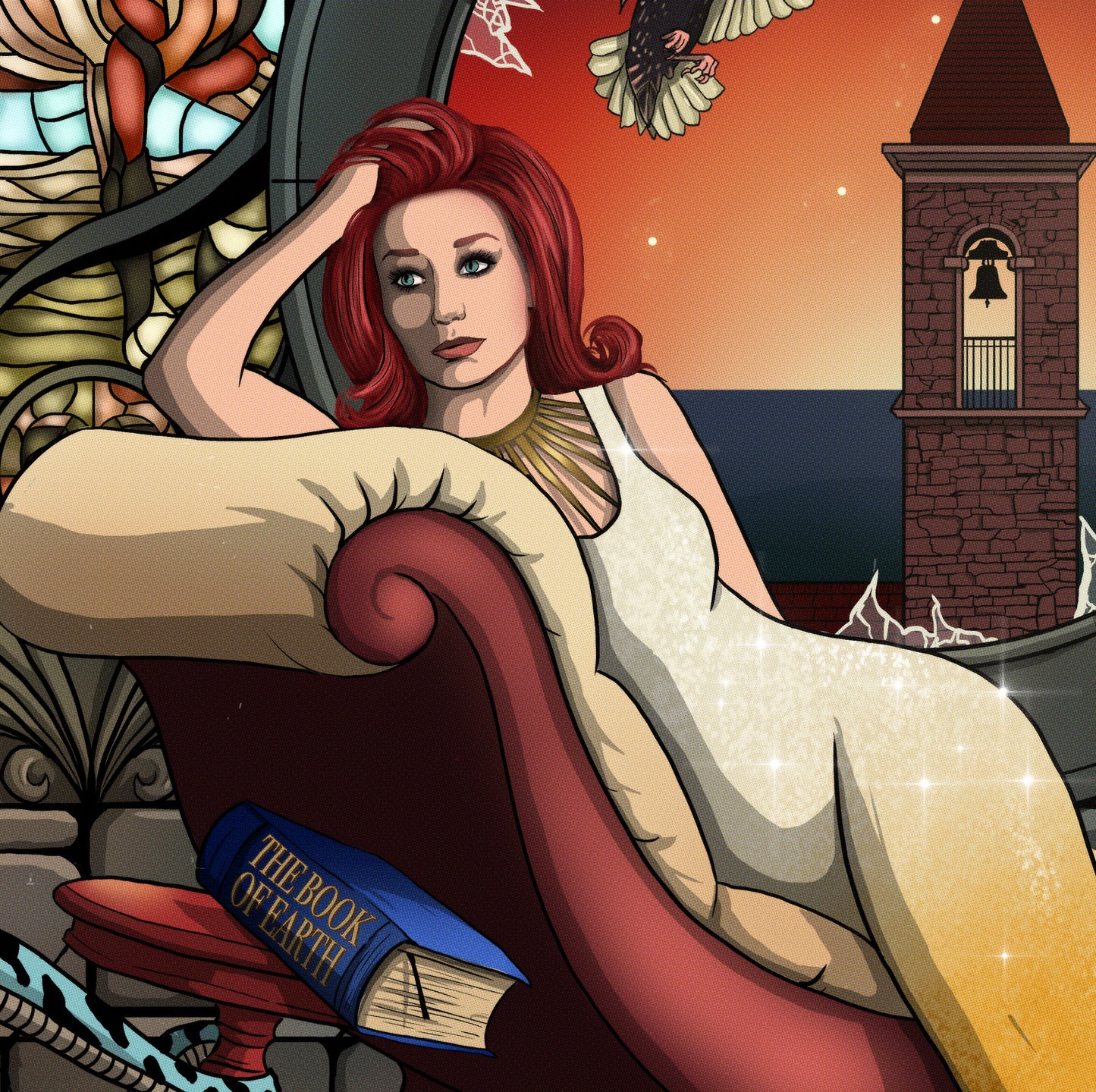 Tori Amos Print - Abnormally Attracted To Sin Comic Cover Art