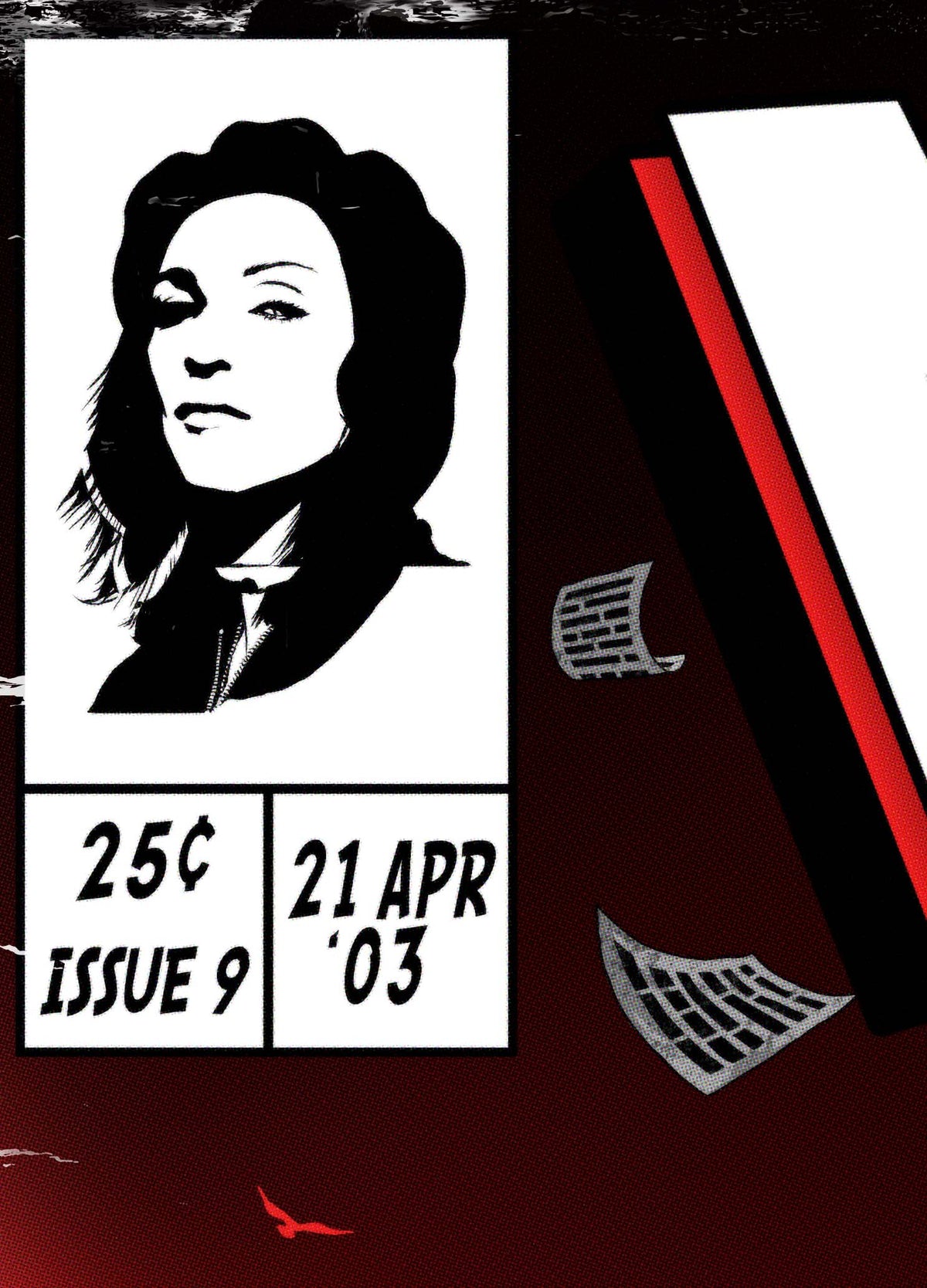 Madonna Print - American Life Comic Cover Art