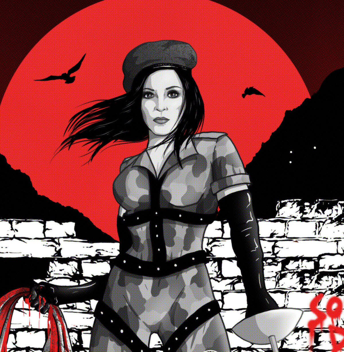 Madonna Print - American Life Comic Cover Art