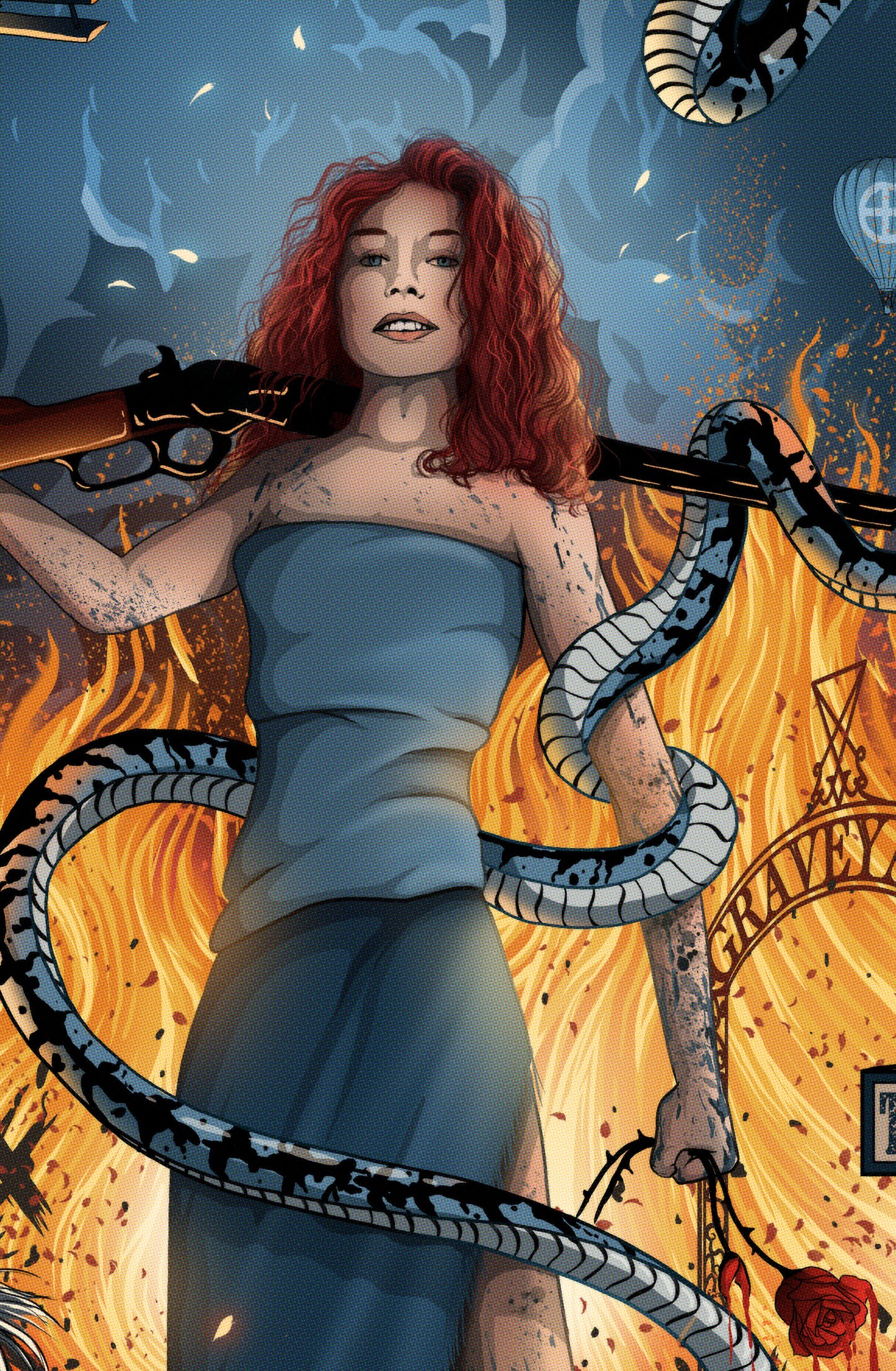 Tori Amos Print - Boys For Pele Comic Cover Art