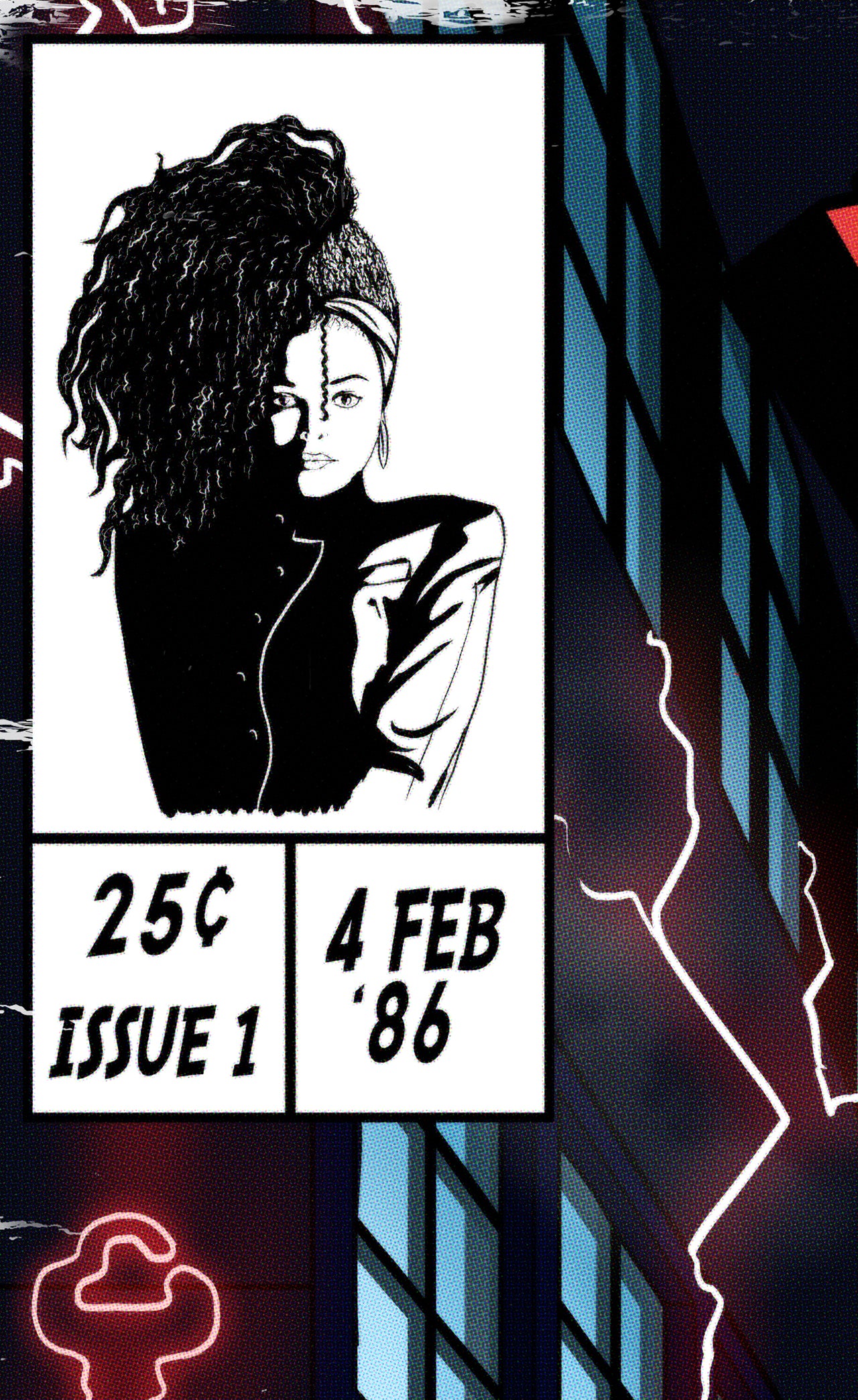 Janet Jackson Print - Control Comic Cover Art