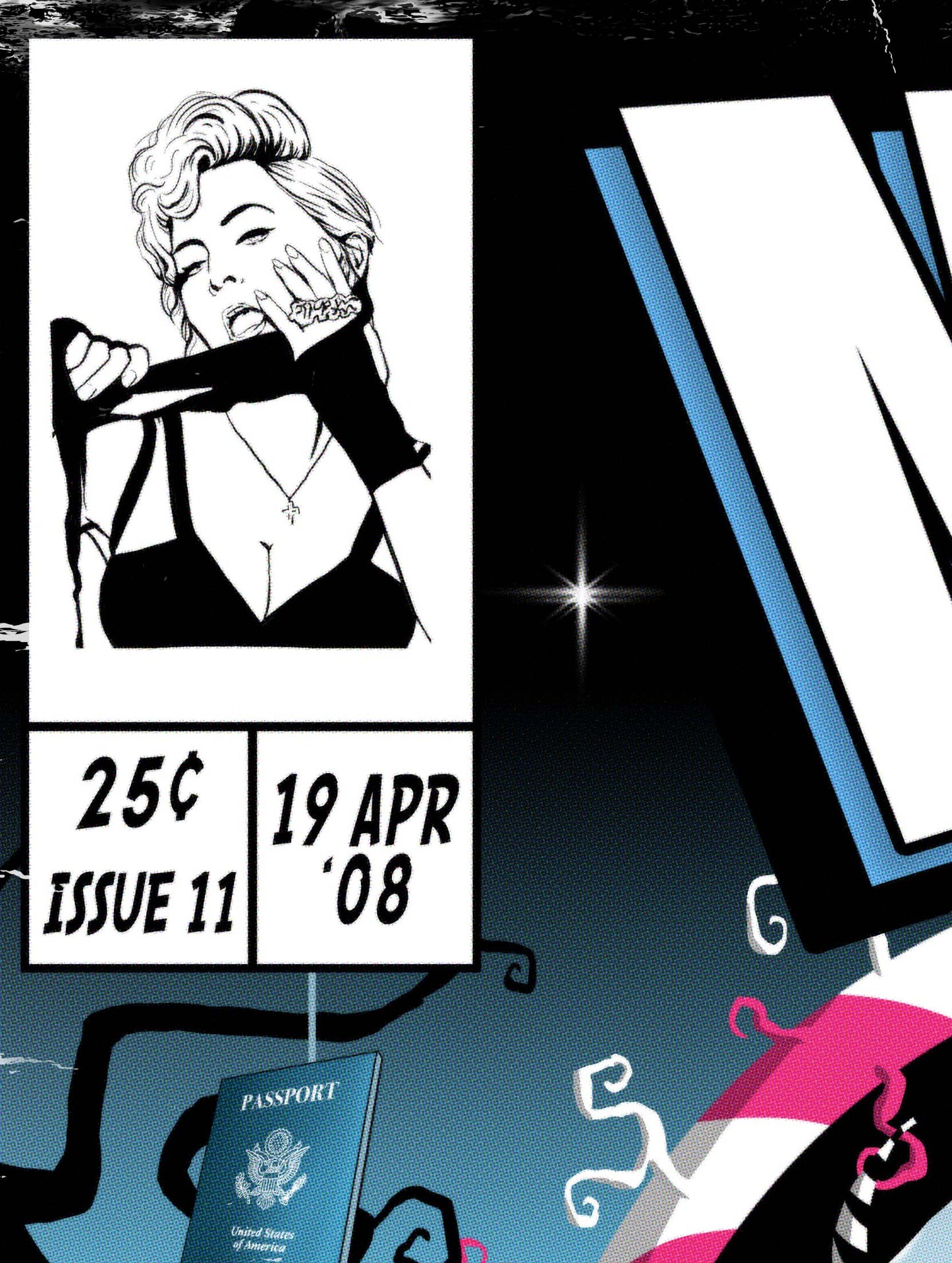 Madonna Print - Hard Candy Comic Cover Art