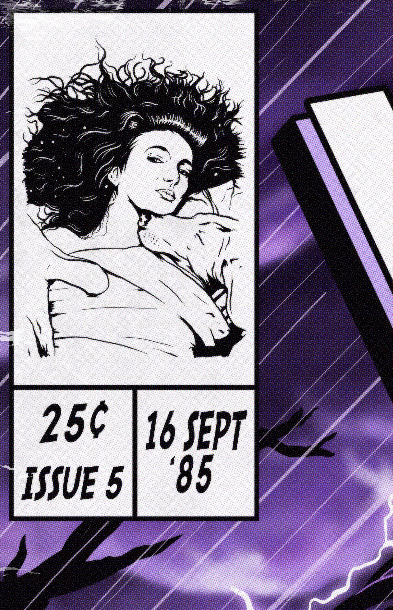 Kate Bush Print - Hounds Of Love Comic Cover Art