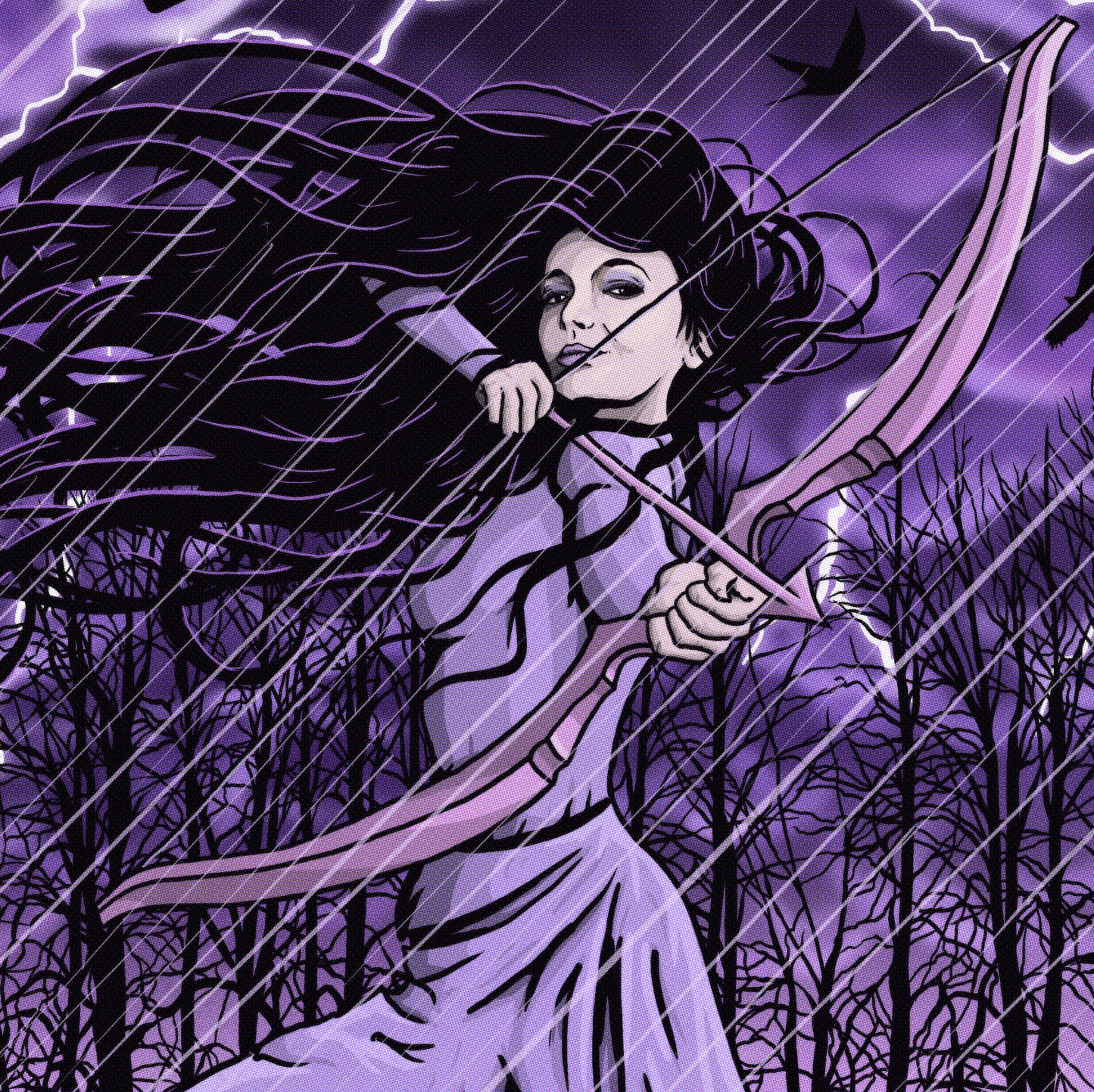 Kate Bush Print - Hounds Of Love Comic Cover Art