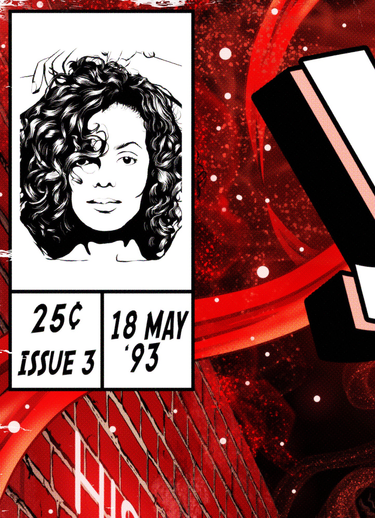 Janet Jackson Print - Janet. Comic Cover Art