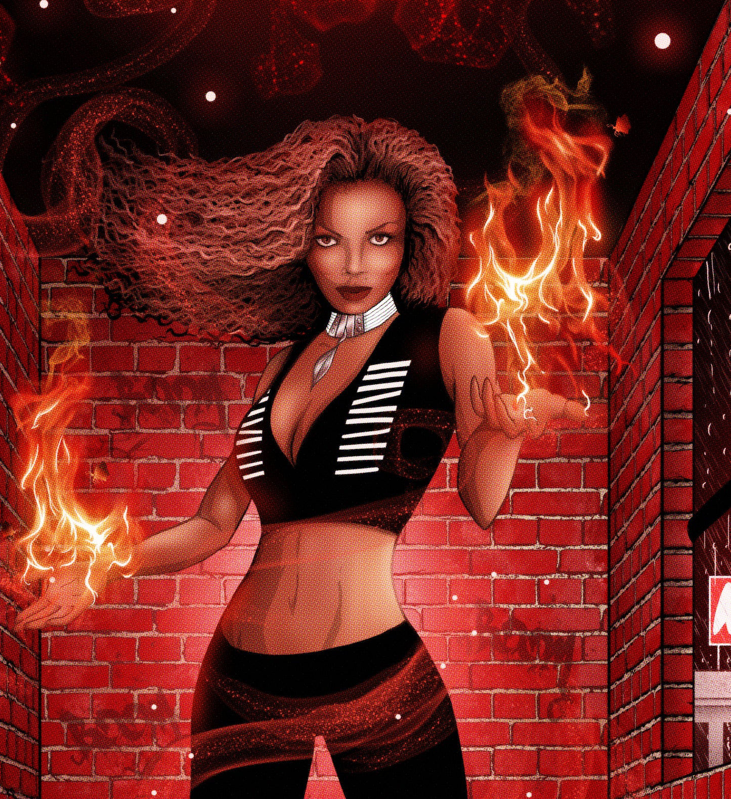 Janet Jackson Print - Janet. Comic Cover Art