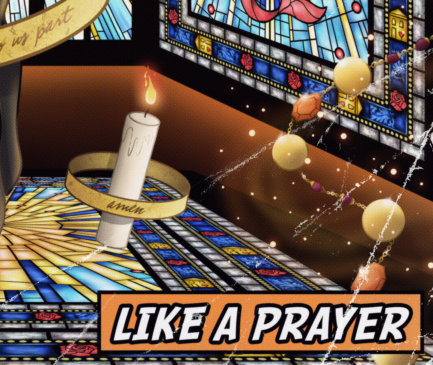 Madonna Print - Like A Prayer Comic Cover Art