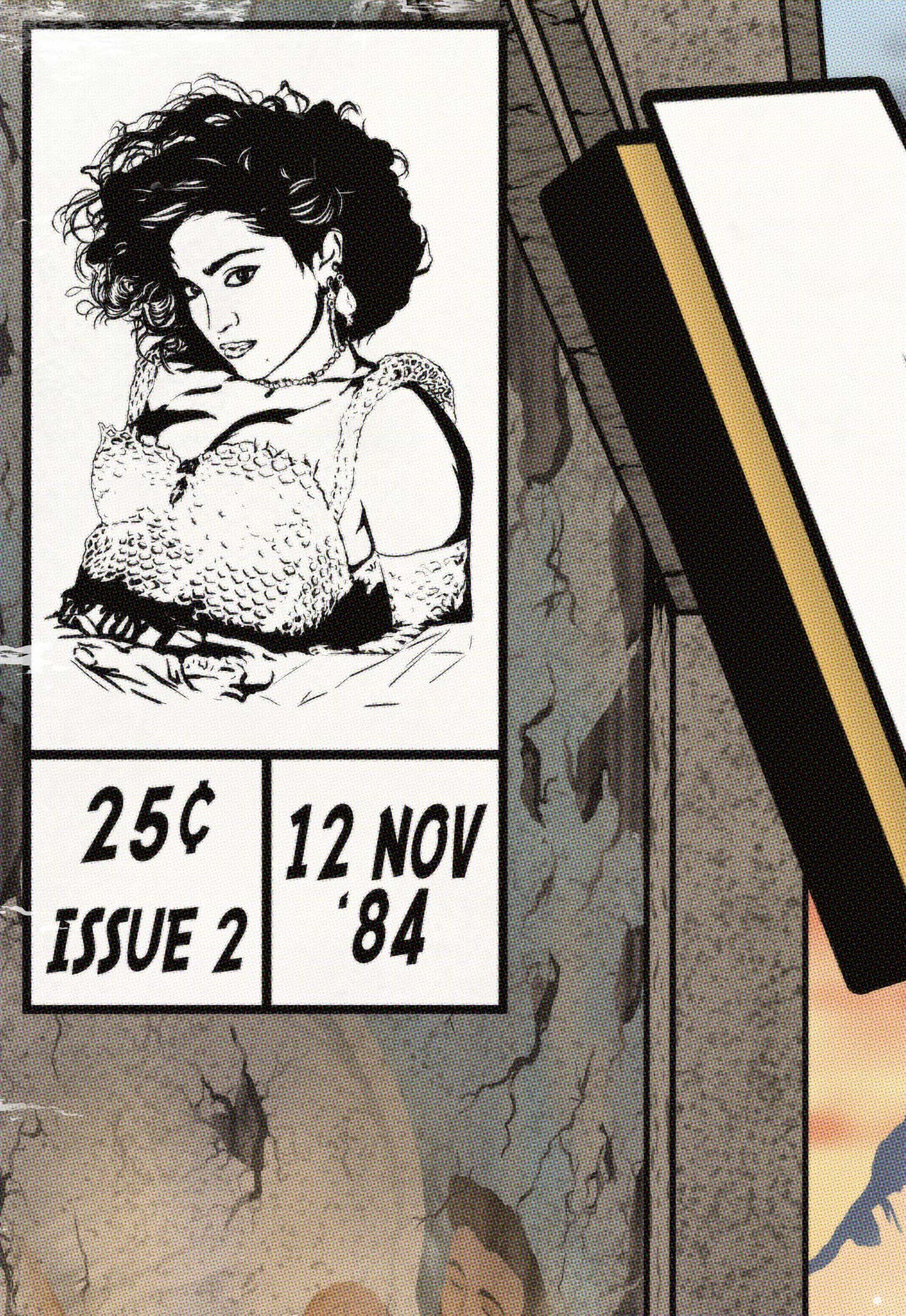 Madonna Print - Like A Virgin Comic Cover Art