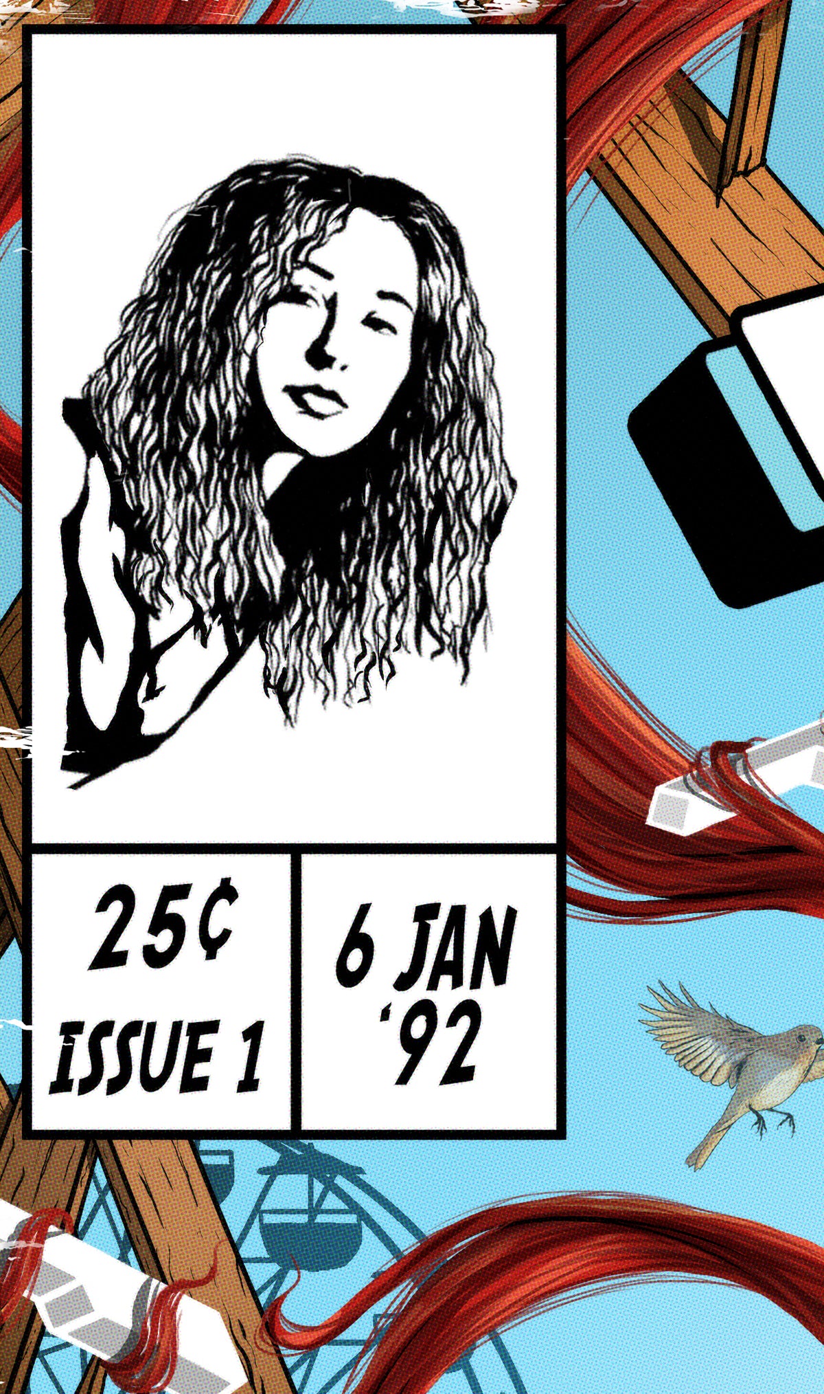 Tori Amos Print - Little Earthquakes Comic Cover Art