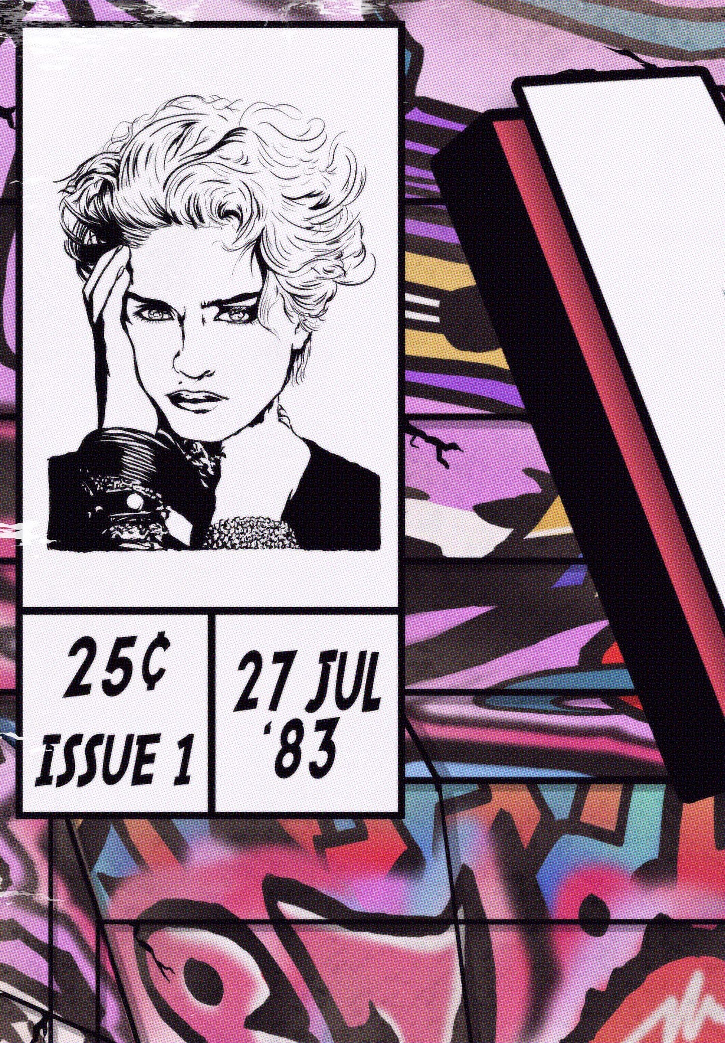 Madonna Print - The First Album Comic Cover Art