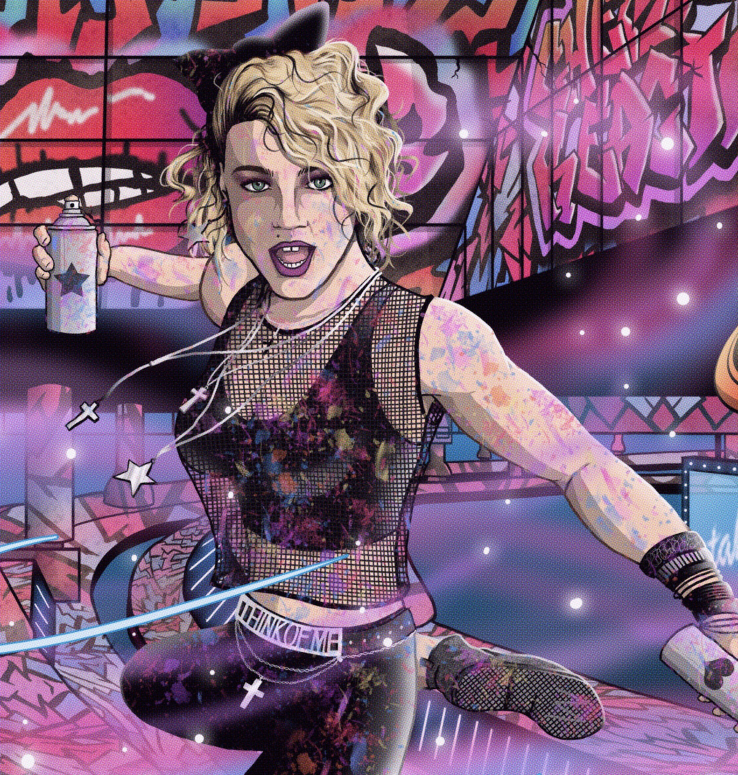 Madonna Print - The First Album Comic Cover Art