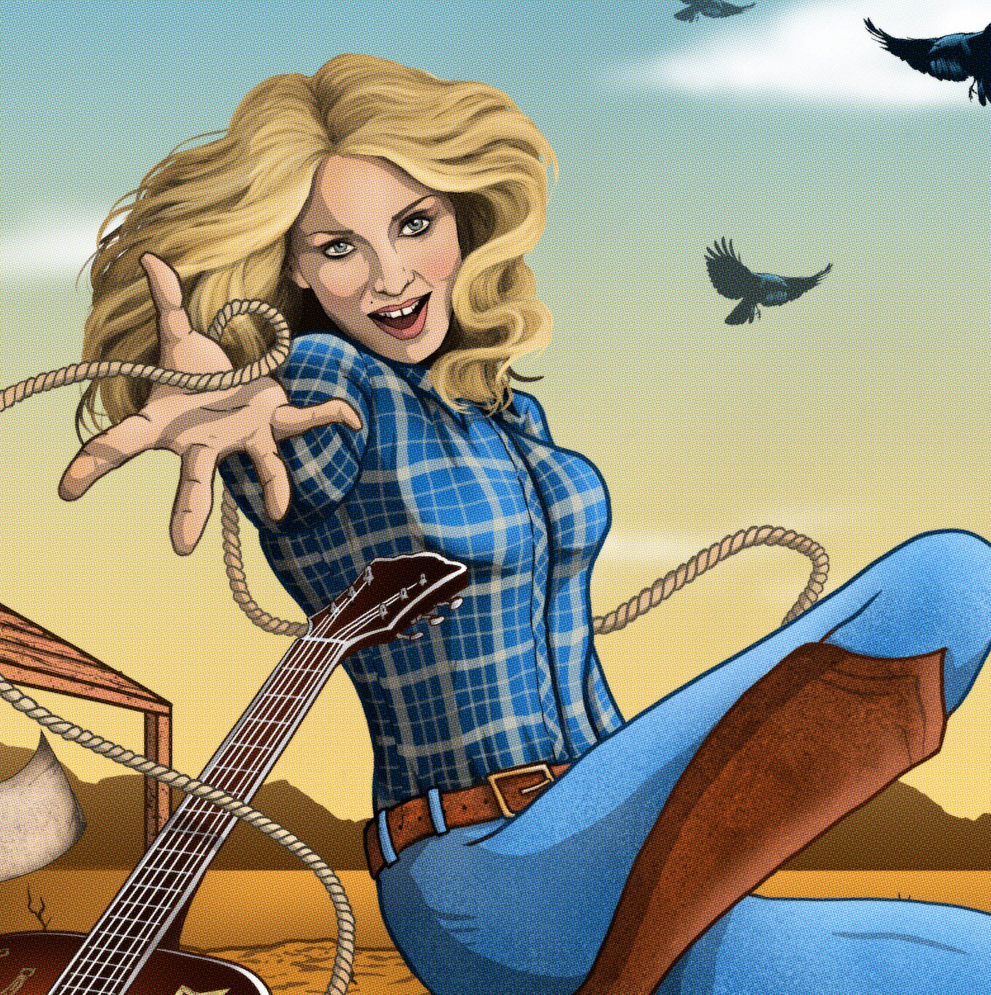 Madonna Print - Music Comic Cover Art