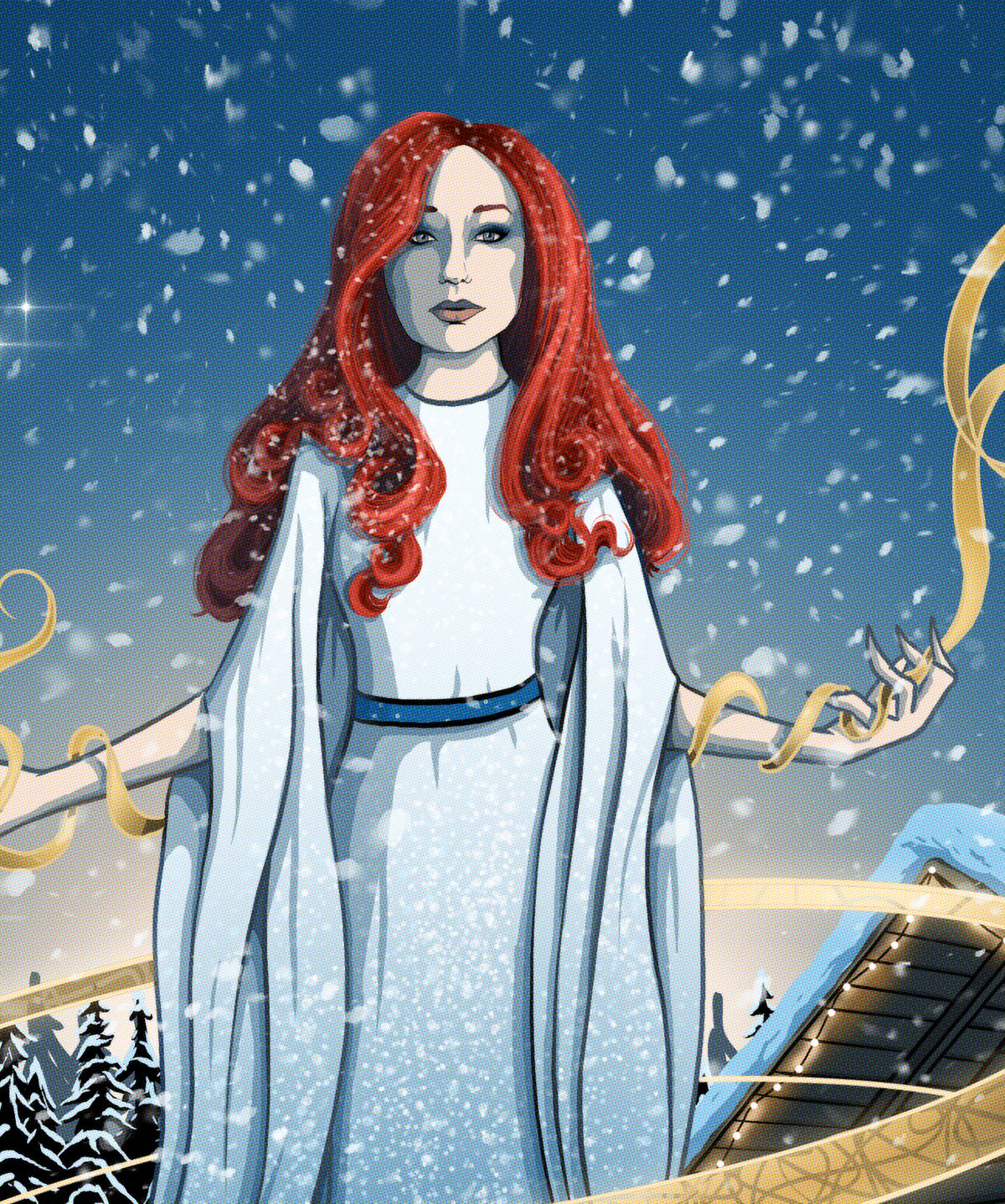 Tori Amos Print - Midwinter Graces Comic Cover Art