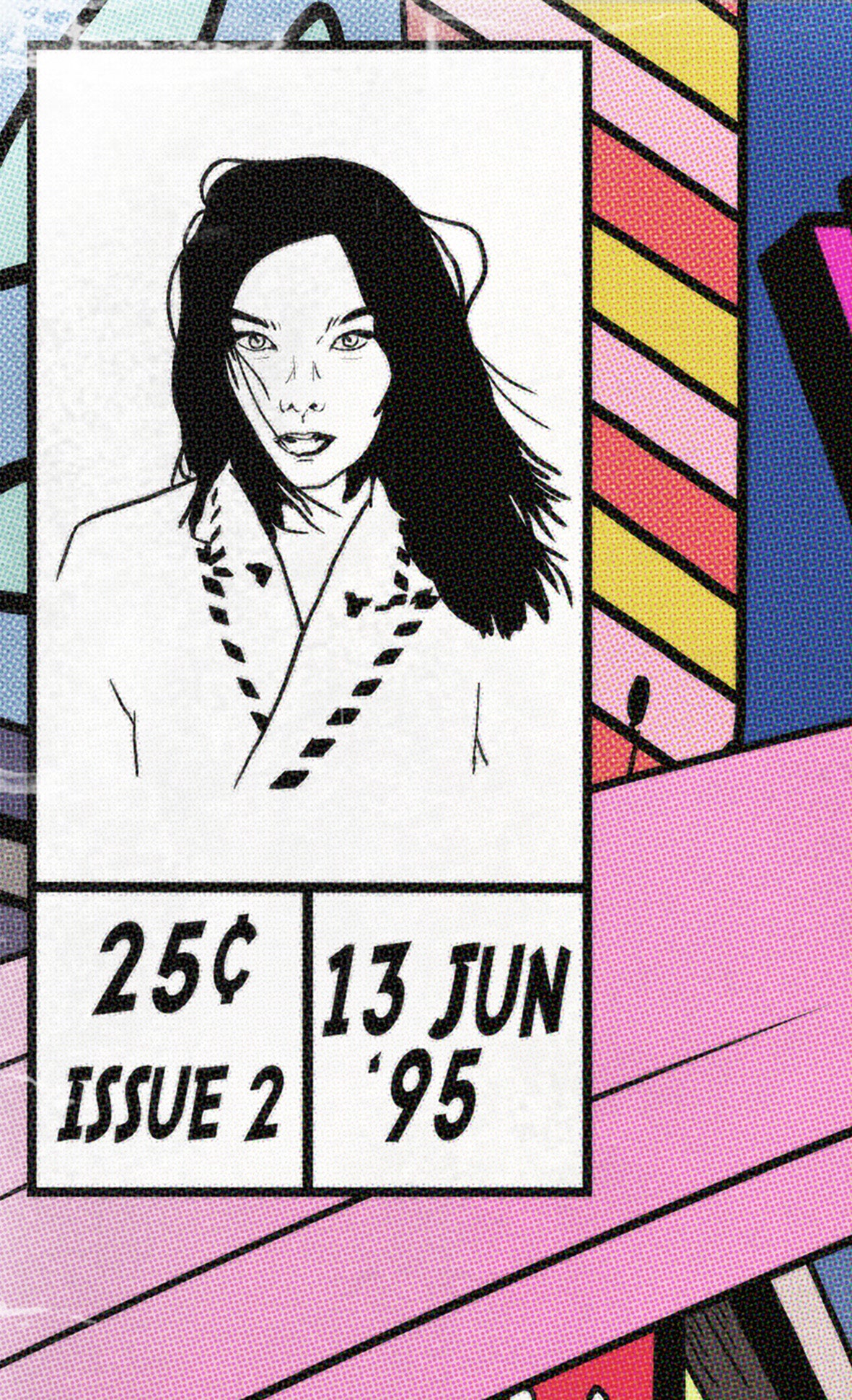 Björk Print - Post Comic Cover Art