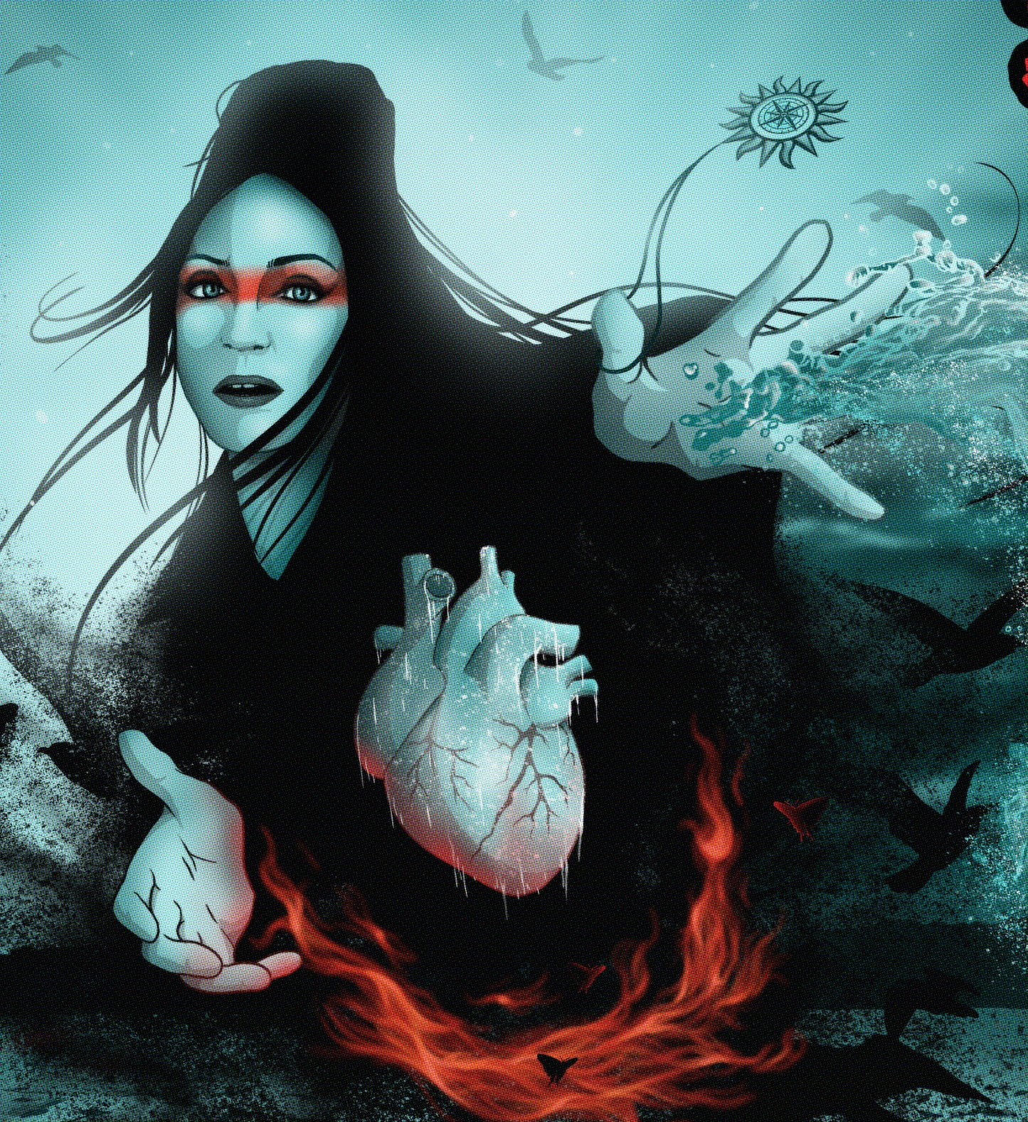 Madonna Print - Ray Of Light Comic Cover Art