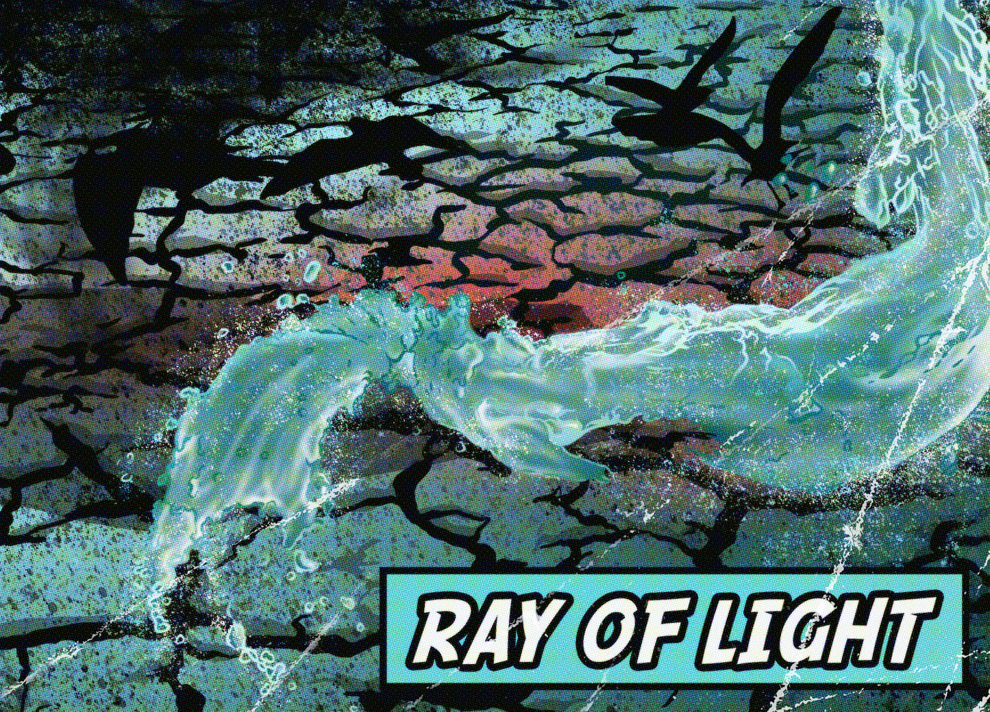 Madonna Print - Ray Of Light Comic Cover Art