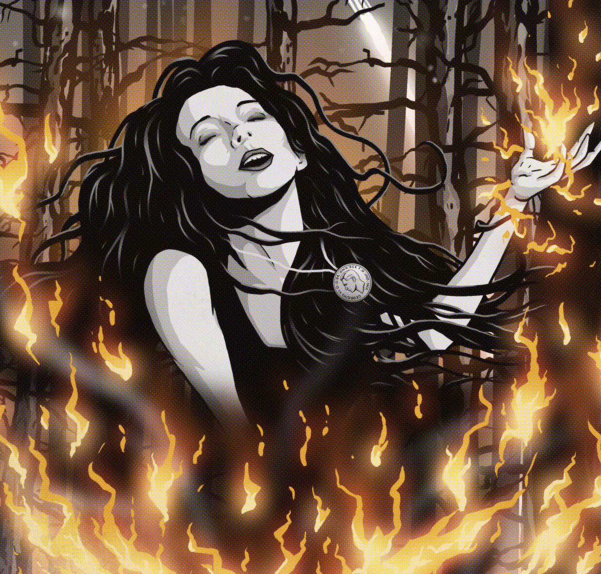 Kate Bush Print - The Sensual World Comic Cover Art
