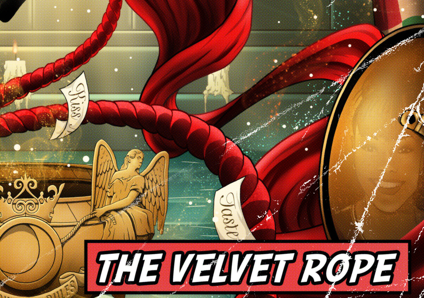 Janet Jackson Print - The Velvet Rope Comic Cover Art