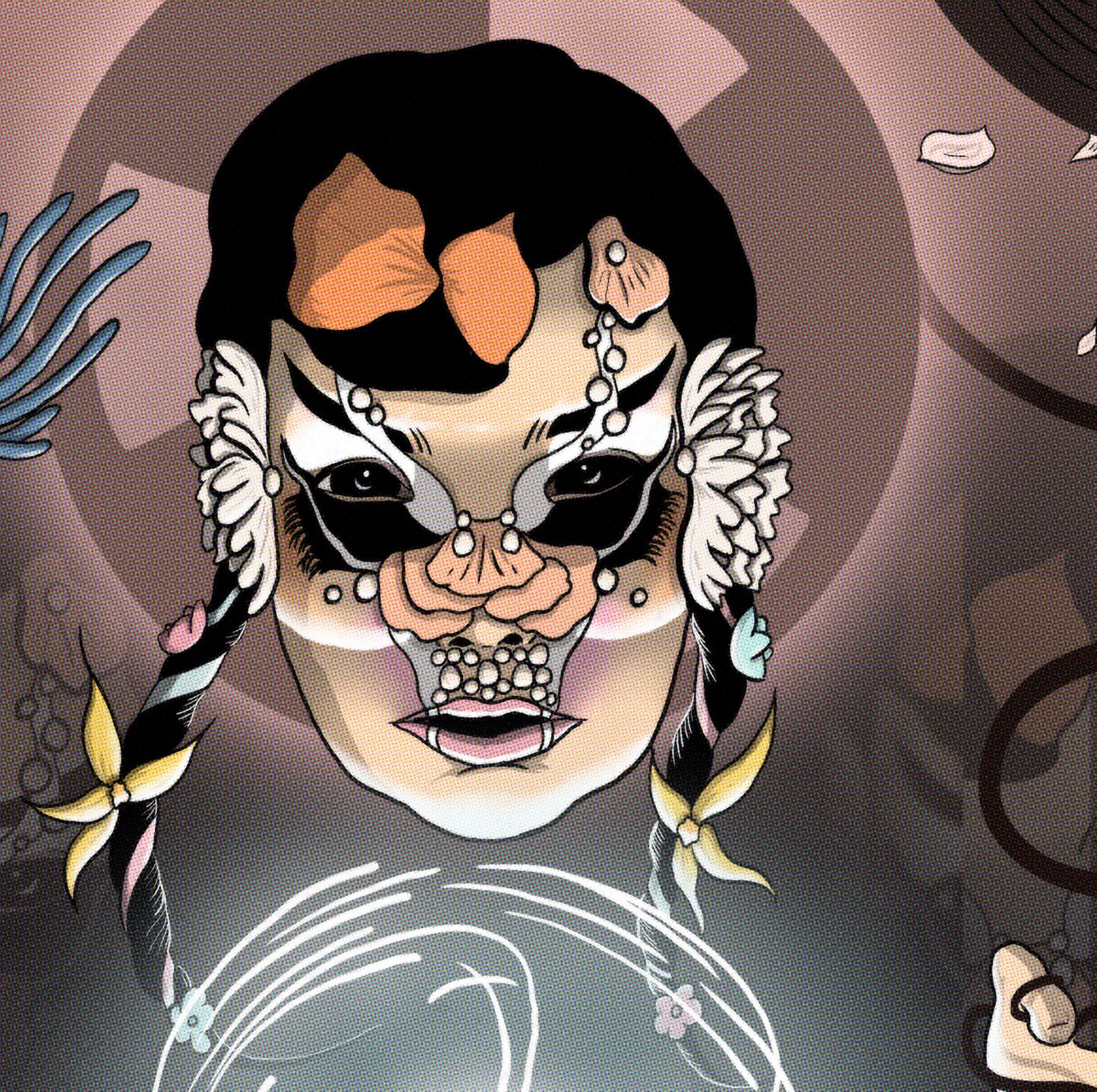 Björk Print - Utopia Comic Cover Art