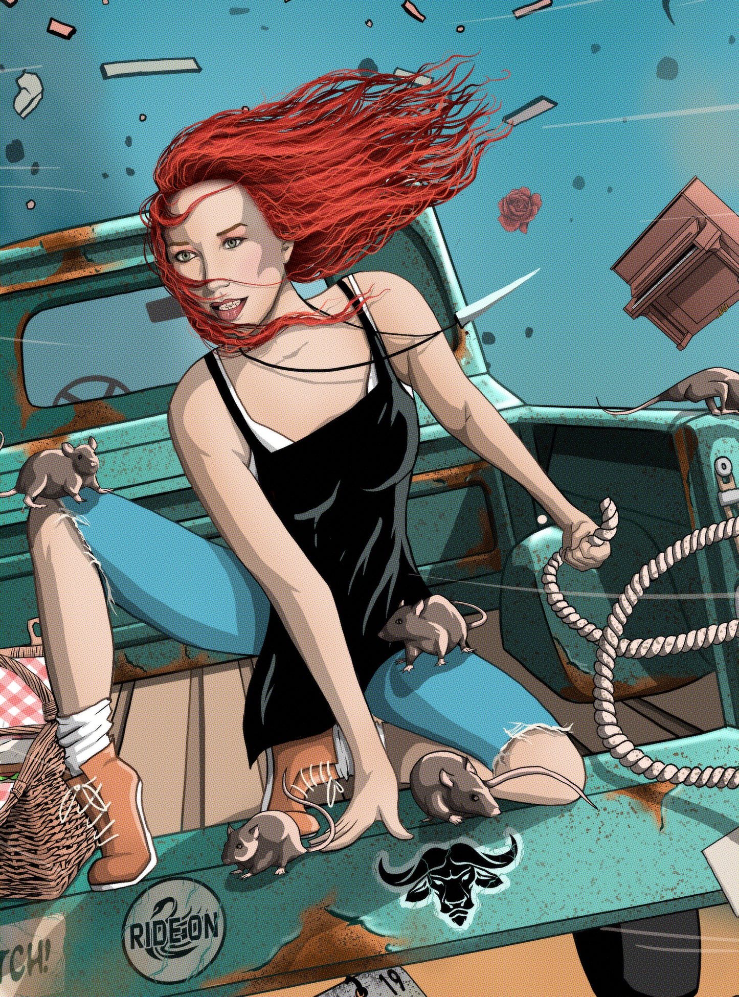 Tori Amos Print - Under The Pink Comic Cover Art