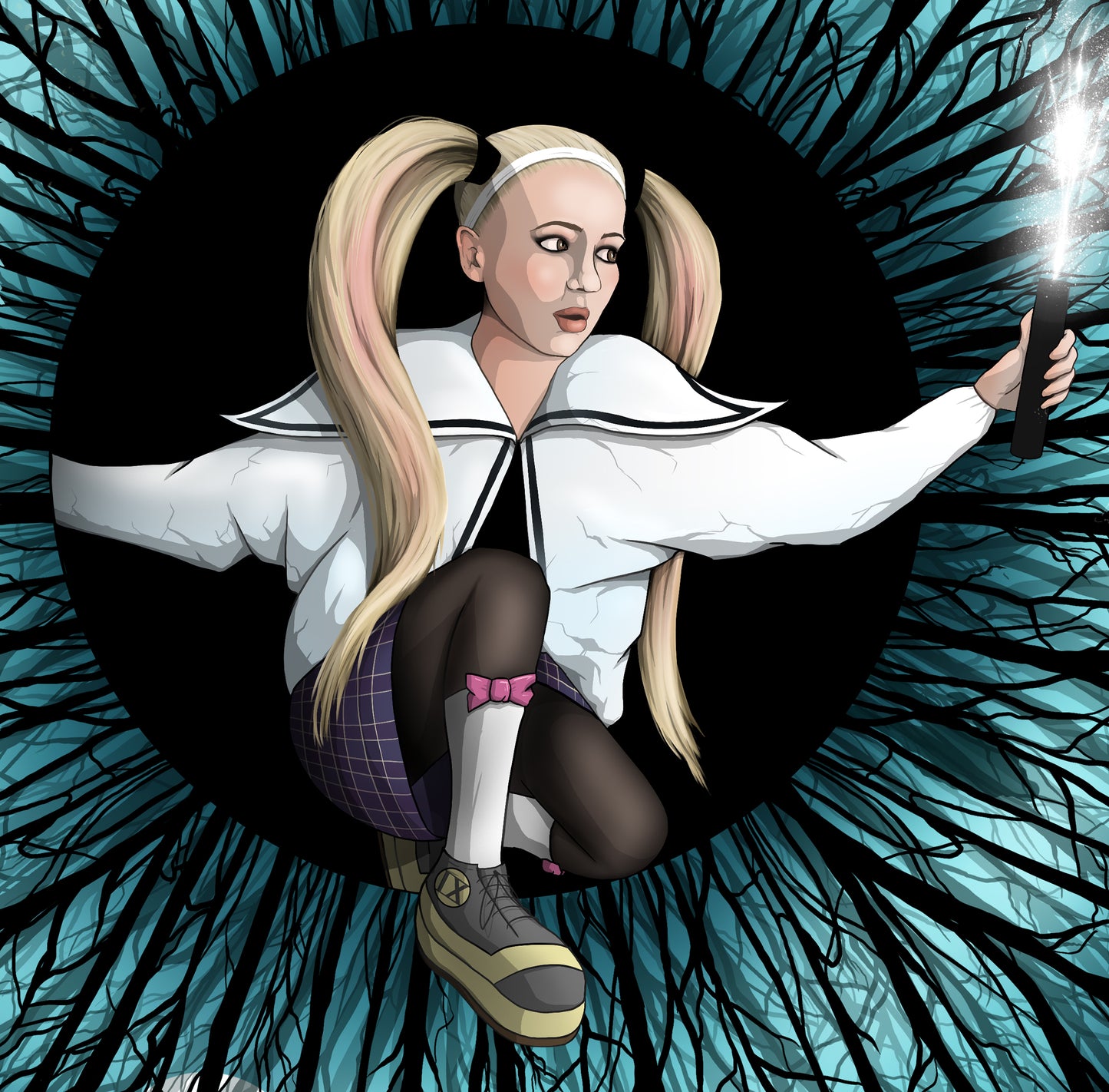 Grimes Print - Visions Comic Cover Art