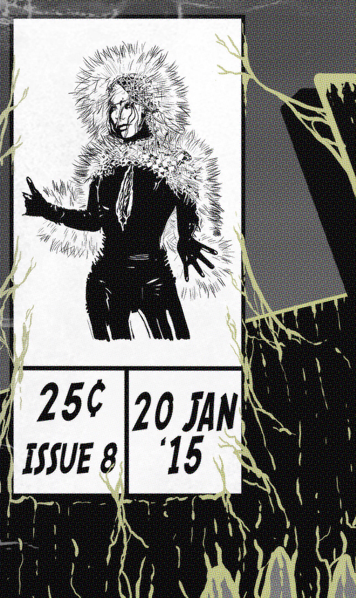 Björk Print - Vulnicura Comic Cover Art