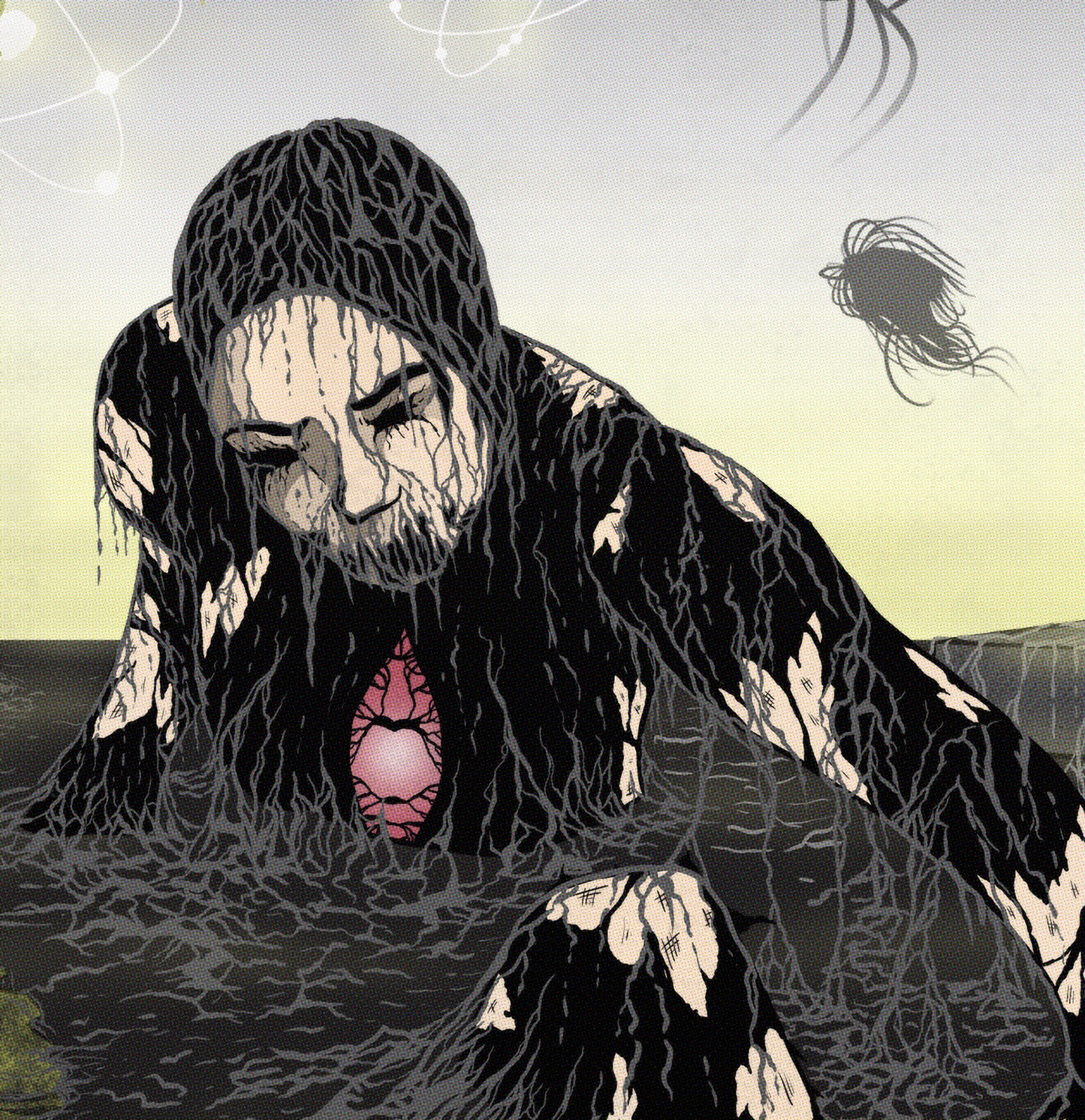 Björk Print - Vulnicura Comic Cover Art